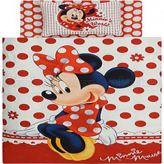 Lenjerie de pat copii TAC Disney Minnie Mouse foto