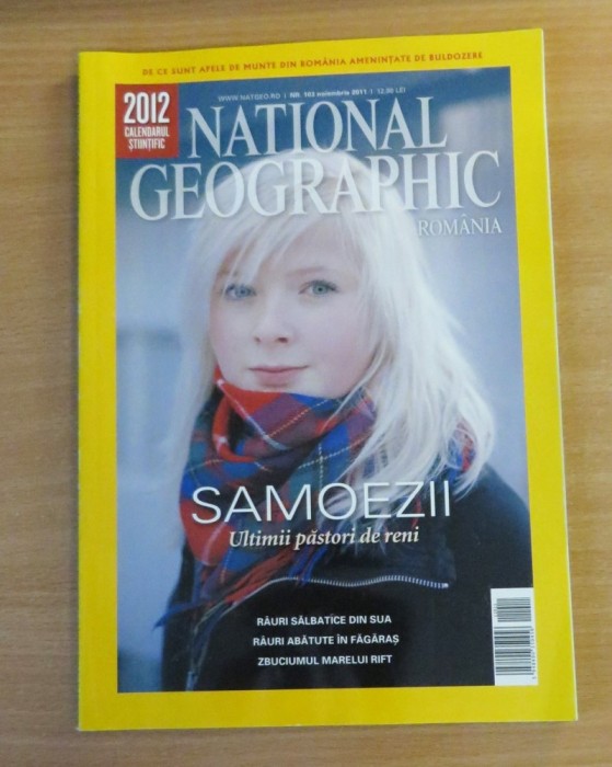 National Geographic Romania #Noiembrie 2011 Samoezii, Rauri salbatice din SUA National Geographic Romania #Noiembrie 2011 Samoezii, Rauri salbatice din SUA