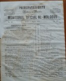 Cumpara ieftin Principatele Unite , Monitorul oficial al Moldovii , Iasi , nr. 83 , 1859