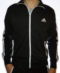 Trening Adidas Negru - logo actual - trening slim fit - CALITATE GARANTATA foto