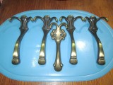 5742-Cuiere mici 5 buc metal bronzuit.