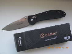 BRICEAG GANZO G 7393 - un fel de Benchmade Griptilian chinezesc foto