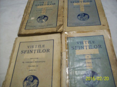 vietile sfintilor- al. lascarov-moldovanu- vol I; III; IV; VI- 1940-41 foto