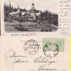 Sinaia (clasica) - Castelul Peles -1902- Editura Stengel