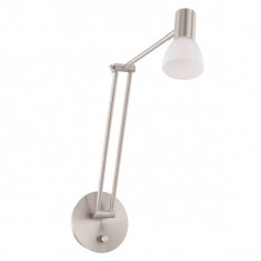 FALKO 1 94149 Eglo, LED-lampa de citit 1 nichel-mat-alb foto