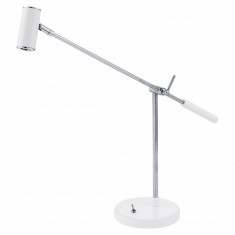 Lampa de birou Eglo Lauria 1 92515, 1x2,38W LED, Alb lucios foto