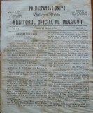 Cumpara ieftin Principatele Unite , Monitorul oficial al Moldovii , Iasi , nr. 85 , 1859