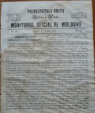 Cumpara ieftin Principatele Unite , Monitorul oficial al Moldovii , Iasi , nr. 84 , 1859