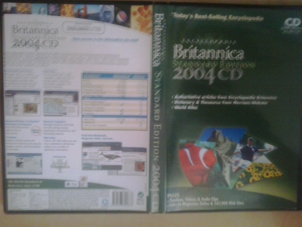 PC CDROM Encyclopedia Britannica Standard Edtion 2004 (GameLand
