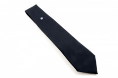 Cravata Mason (fond albastru inchis) - Floare de &amp;quot;nu-ma-uita&amp;quot; foto