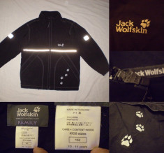 Geaca JACK WOLFSKIN Family 152 copii casual sport subtire - impecabila foto