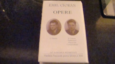 Emil Cioran - Opere - 2 volume - 2012 - editie de lux foto