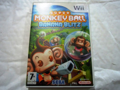 Super Monkey Ball Banana Blitz, pentru Wii, original, alte sute de jocuri! foto