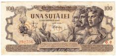 Bancnota 100 lei 5 decembrie 1947 (3) foto