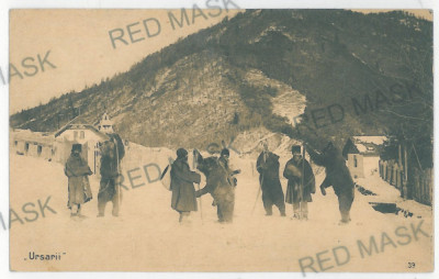 391 - URSARI, Ethnic, Romania - old postcard - used - 1925 foto