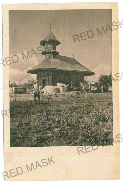 316 - STRAOANE, Vrancea, Church - old postcard - unused - 1917