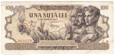 Bancnota 100 lei 5 decembrie 1947 (2) foto