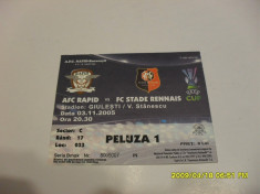 Bilet Rapid - FC Stade Rennais foto