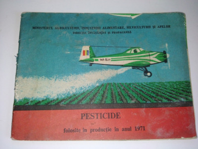 PESTICIDE FOLOSITE IN PRODUCTIE IN ANUL 1971 foto