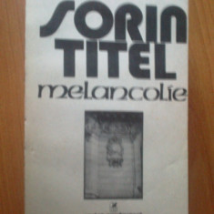 z2 Melancolie - Sorin Titel