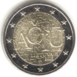LITUANIA 2 euro comemorativ 2015, UNC - ACIU, Europa, Cupru-Nichel