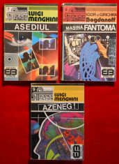 Lot 3 carti SF-Asediul-Masina fantoma-Azeneg-Colectia Science Fiction 7,8,9 #121 foto