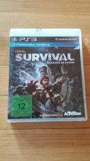 JOC PS3 CABELA&amp;#039;s SURVIVAL SHADOWS OF KATMAI ORIGINAL / by WADDER foto