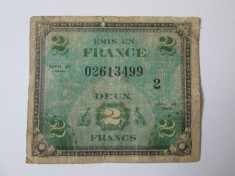 FRANTA 2 FRANCS 1944 foto