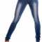 Blugi skinny cu aplicatii (dama)