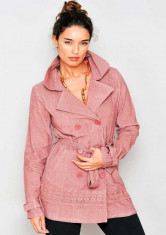 Jacheta roz cu guler (primavara - dama) foto
