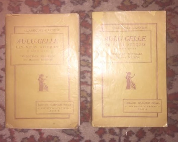 Aulus Gellius NOPTI ATTICE volumele 2-3/ 3 in franceza bilingv