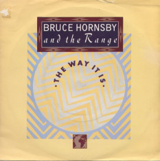 Bruce Hornsby and The Range - The Way It Is (1986, RCA) Disc vinil single 7&amp;quot; foto