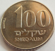 Moneda 100 Sheqalim - ISRAEL *cod 2356 vF foto