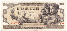 Bancnota 100 lei 5 decembrie 1947 (1) foto