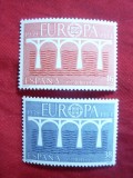 Serie Spania 1984 Europa CEPT Conferinta 2 val., Nestampilat