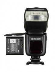 Pachet Genesis Stroboss 58C blitz E-TTL dedicat Canon + Genesis Stroboss Navigator Kit Declansator foto