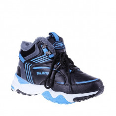 Ghete sport imblanite Jules negru/blu foto