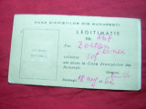 Legitimatie la Casa Ziaristilor 1962, Documente