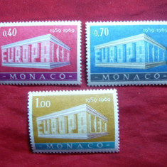 Serie Monaco 1969 Europa CEPT 3 val.