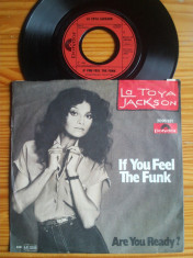La Toya Jackson - If You Feel The Funk (1981, Polydor) Disc vinil single 7&amp;quot; foto