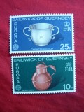 Serie Guernsey 1976 - Europa CEPT Traditii ,Antichitati -2 val.
