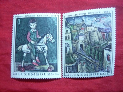 Serie Pictura Joseph Kutter 1969 Luxemburg , 2 val. foto