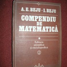 A. E. Beju, I. Beju - Compendiu de matematica