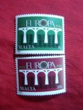 Serie Malta 1984 Europa CEPT -Congres 25 Ani , 2 val.