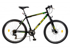 Bicicleta TERRANA 2623 - model 2015-Negru-Galben-485 mm foto