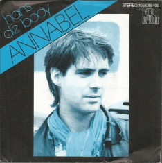 Hans De Booy - Annabel (1983, Ariola) Disc vinil single 7&amp;quot; foto