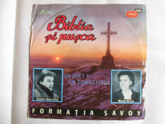 VINIL LP SAVOY ALBUMUL BIBLIA SI PUSCA EUROSTAR 1991 CDS 016 STARE BUNA/F.BUNA foto