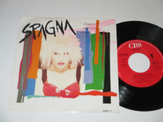 Spagna - Dance, Dance, Dance (1987, CBS) Disc vinil single 7&amp;quot; Italo-Disco foto