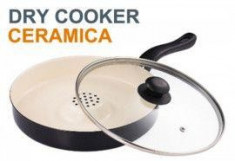 Tigaie Dry Cooker Ceramica Grunberg, originala-Cadou spatula foto