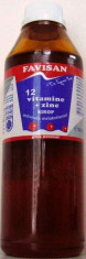 SIROP 12VITAMINE+ZINC 250ml FAVISAN foto